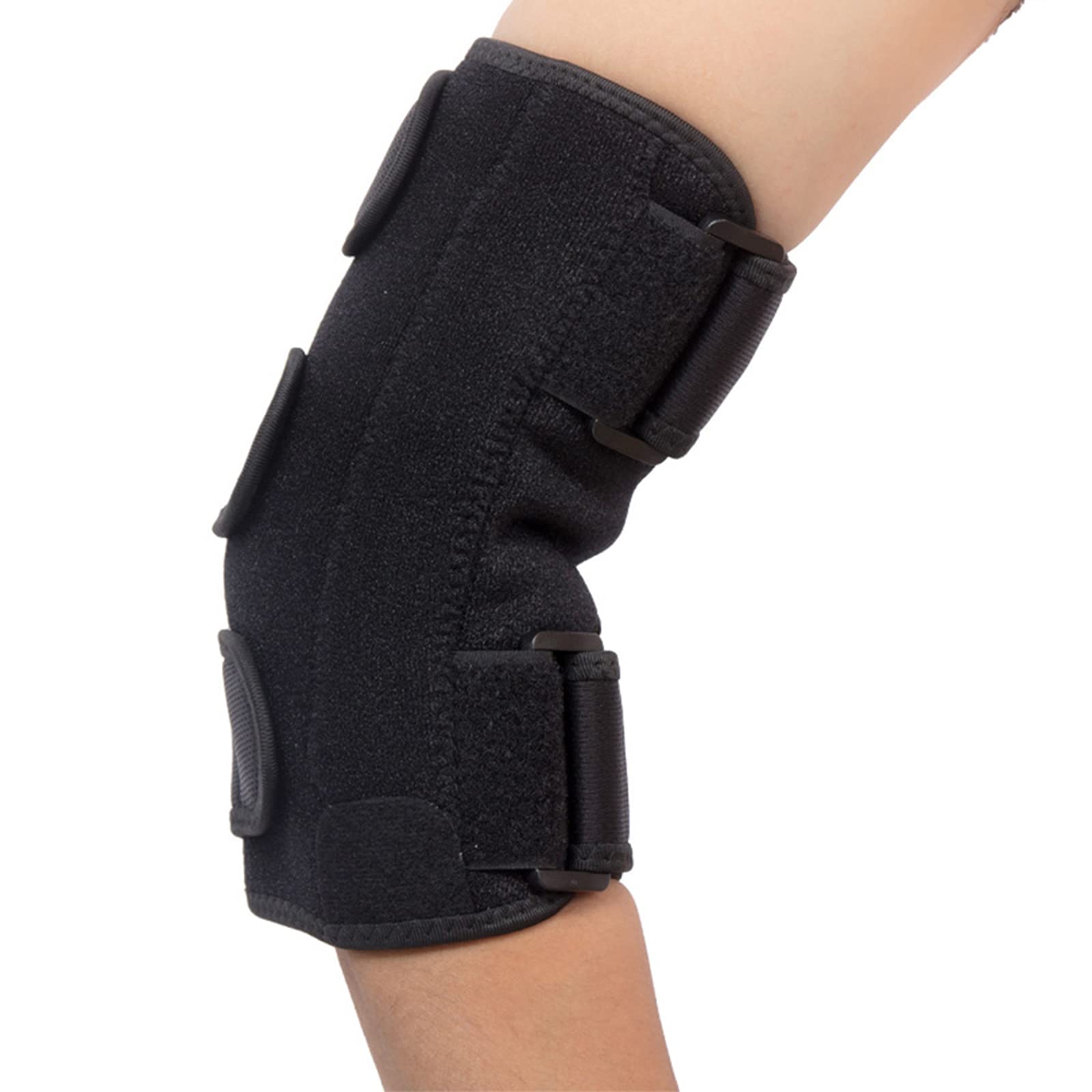 ThreeH Tutore Gomito Verde Sportivo con Stecche Rimovibili