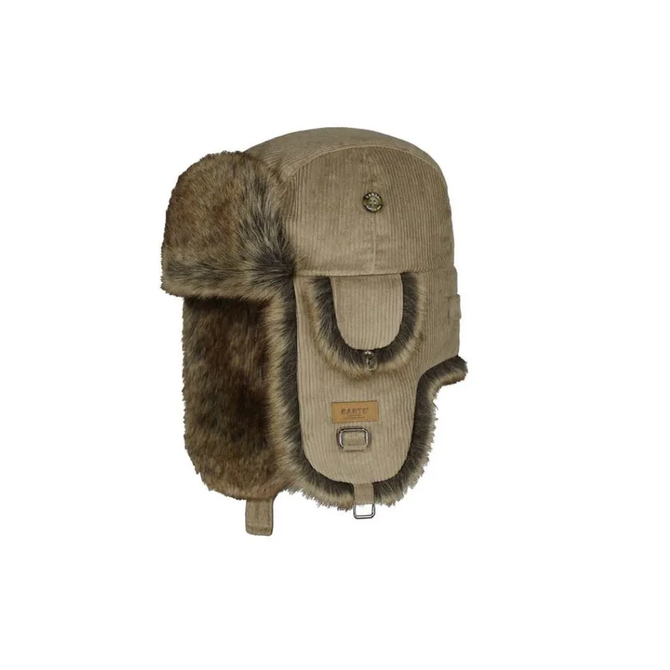 Barts Rib Bomber Berretto Sand in Poliestere Taglia Unica