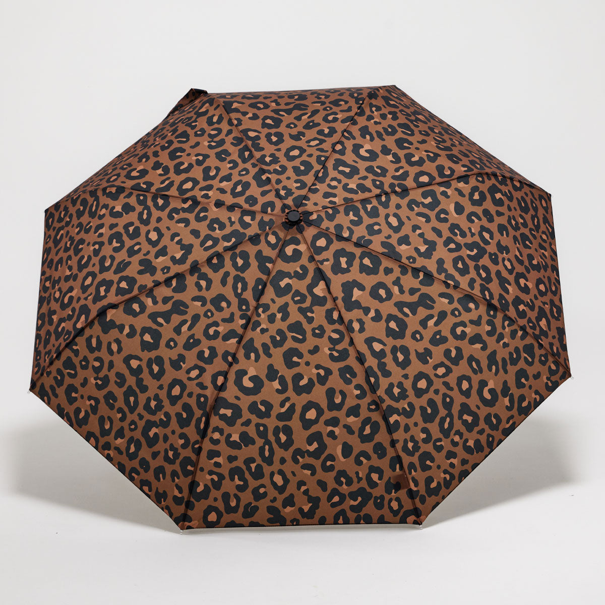 Original Duckhead Leopard ombrello compatto leopardato antipioggia