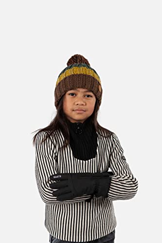 Barts Zipper Gloves Guanti Bambini Nero Taglia 7 con Cerniera