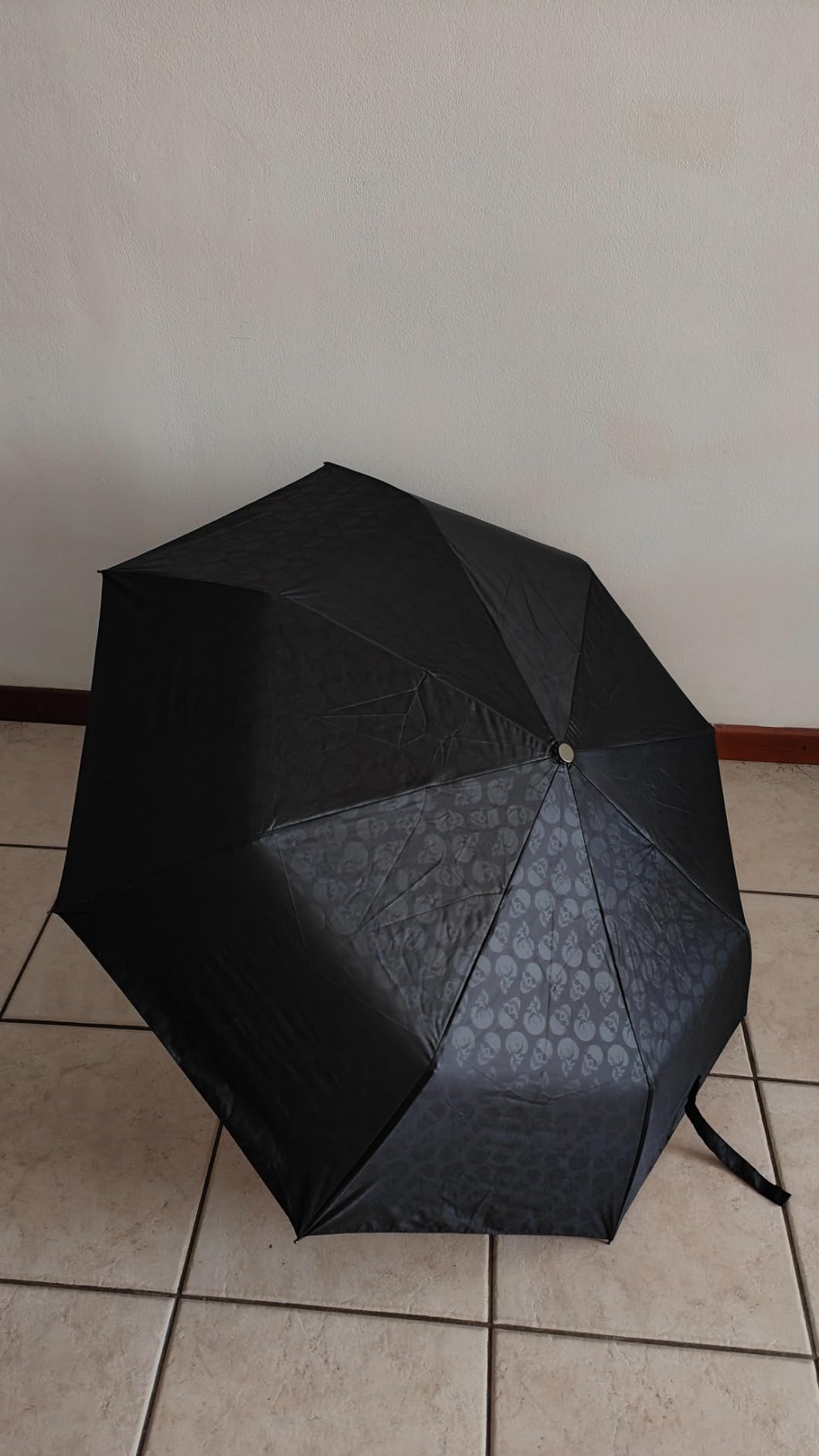 ThreeH ombrello pieghevole scheletro nero