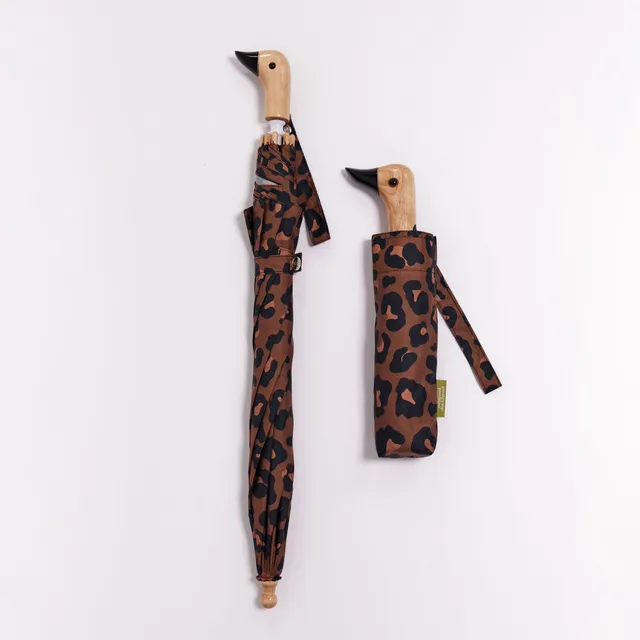 Original Duckhead Me & Mini Me Leopard Bundle ombrelli adulto + bimbo