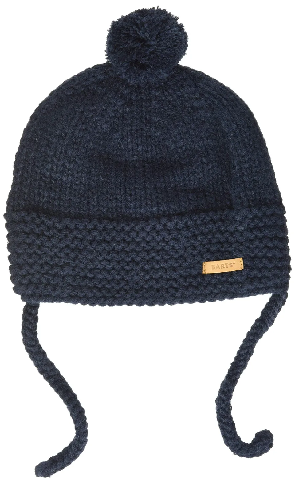 Barts Yuma Berretto Bimbo Blu Navy con Pompon Pile
