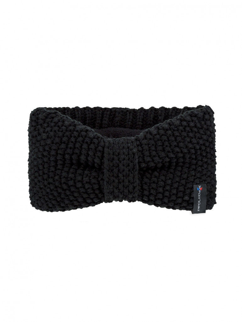 Pipolaki Nunka fascia invernale nera in pile donna
