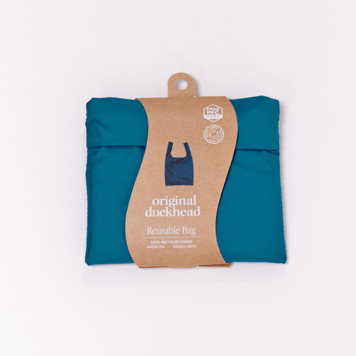 Original Duckhead Reusable Shopper Teal Pieghevole RPET