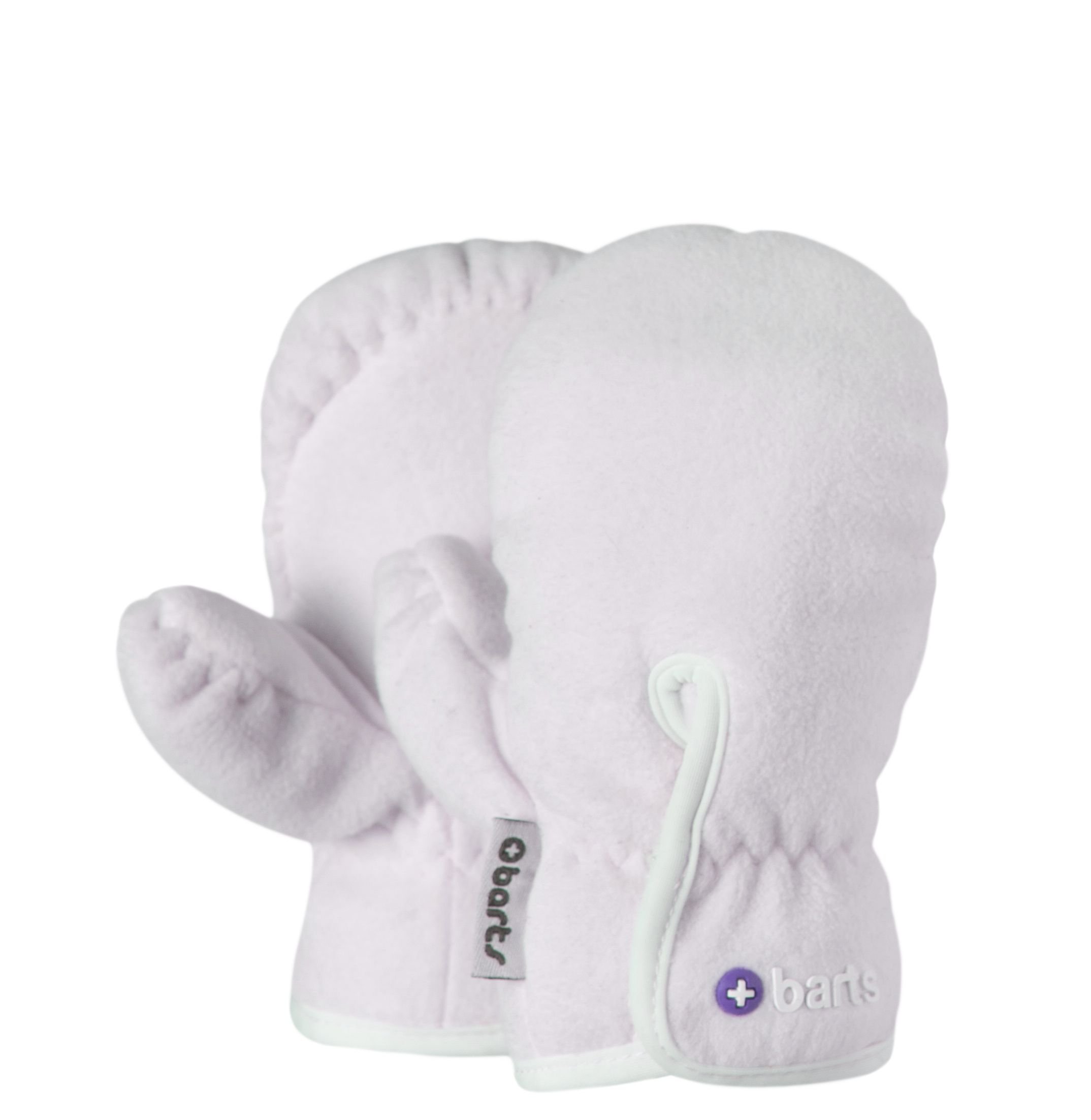 Barts Fleece Mitts Muffole Neonato Bianche velcro 0-24 mesi