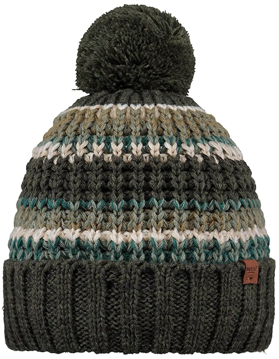 Barts Goser Beanie Berretto Uomo Army Morbido Invernale