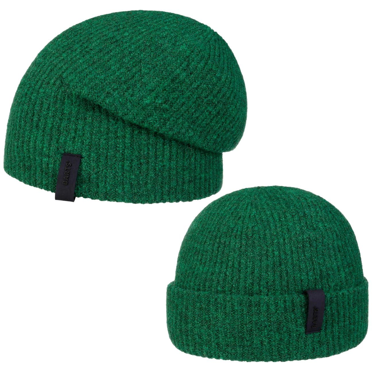 Barts Rhodoz berretto beanie verde invernale risvolto