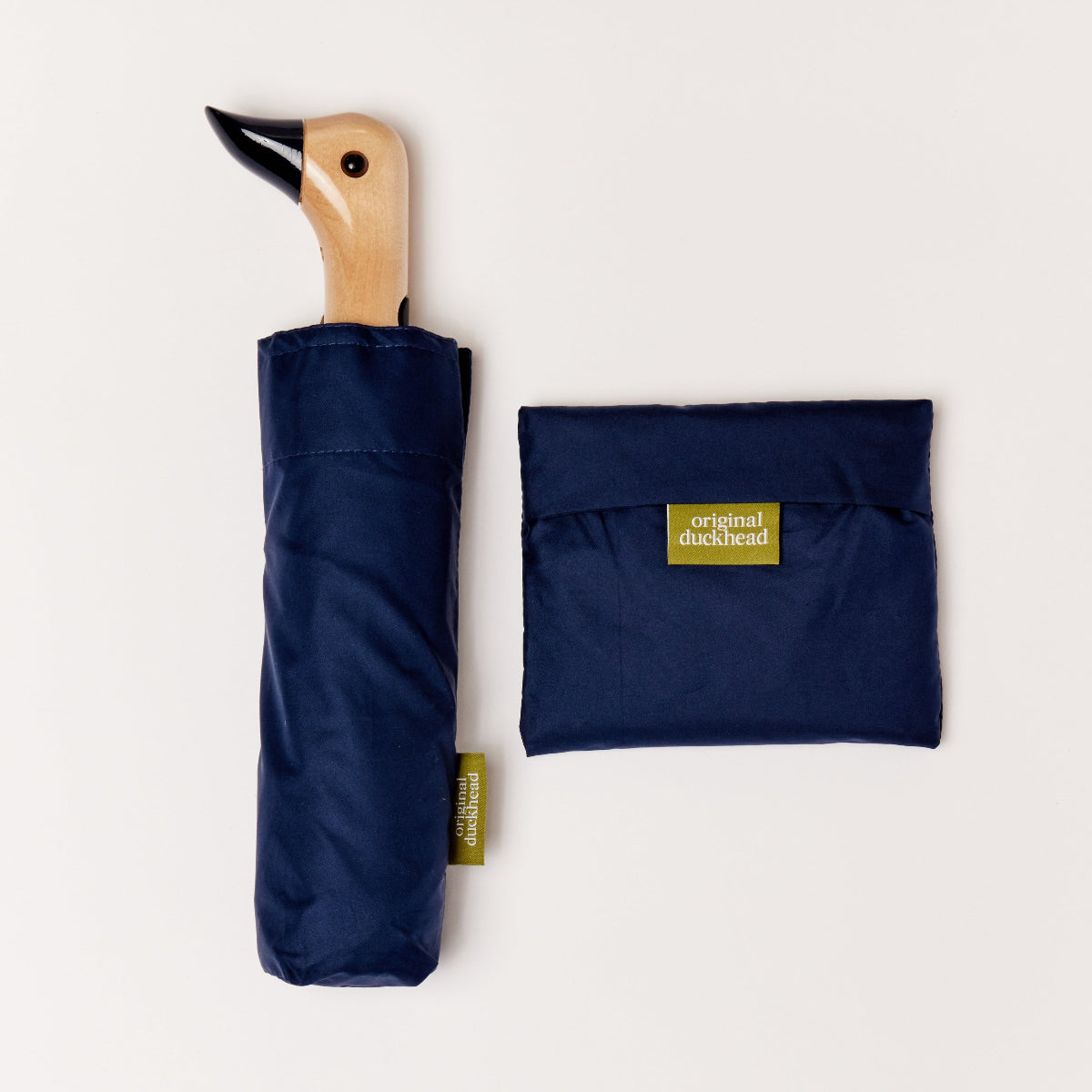 Original Duckhead Navy Set ombrello + borsa blu antipioggia