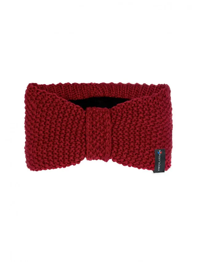 Pipolaki Nunka fascia invernale nera in pile donna