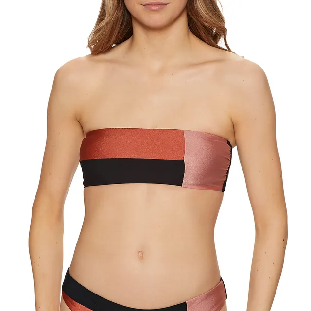 Barts Lourdes Tube top bikini donna rosa 40 fascia