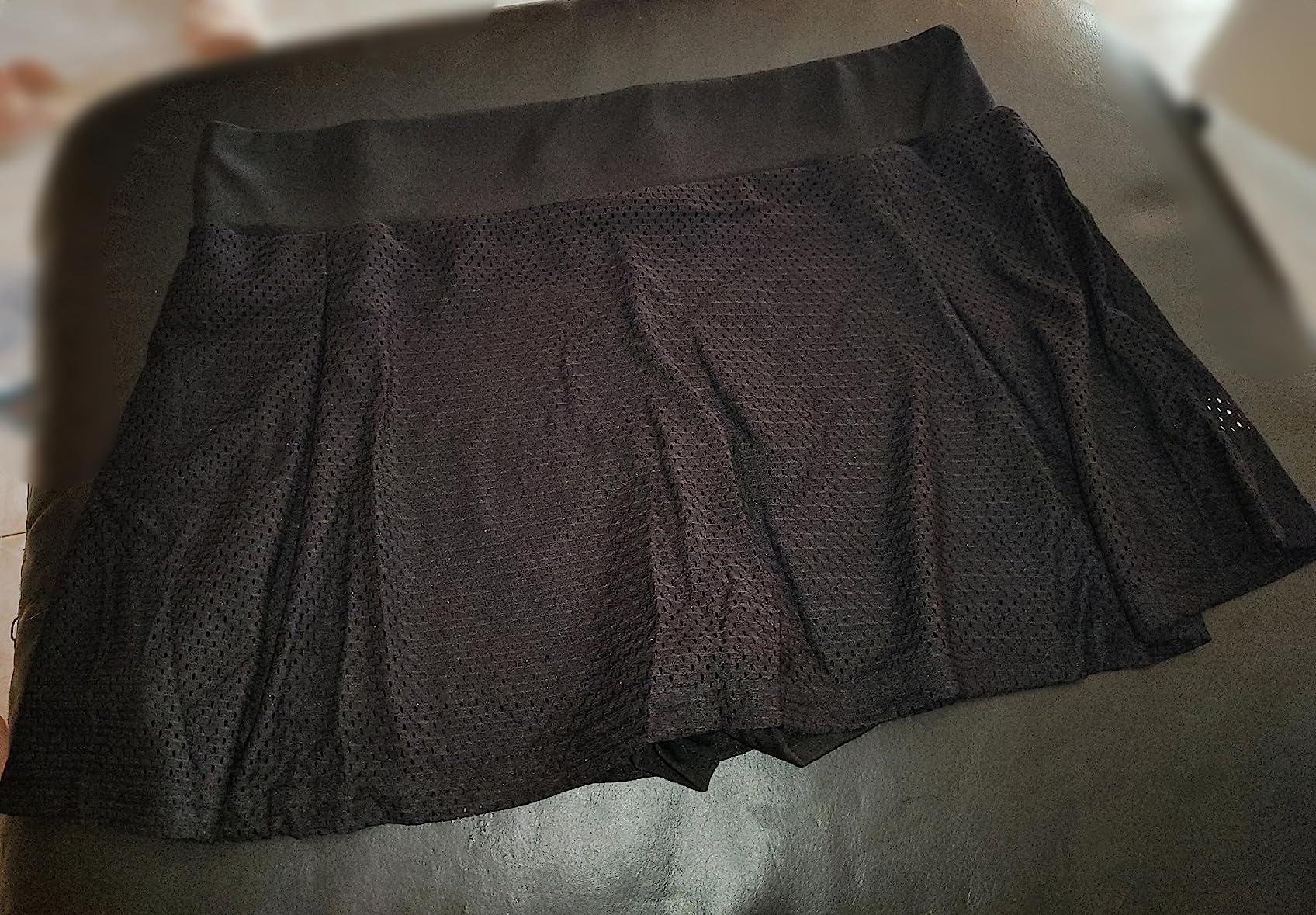 ThreeH Gonna Tennis Donna Pieghettata con Short Traspirante