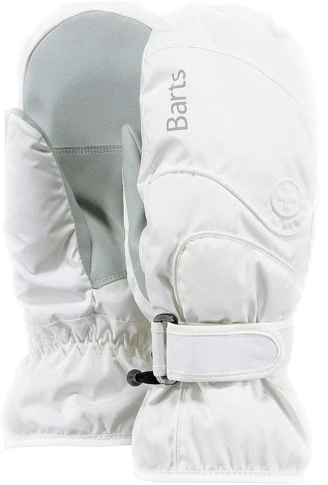 Barts Basic Manopole Sci Unisex Small Bianco Pile Idrorepellente