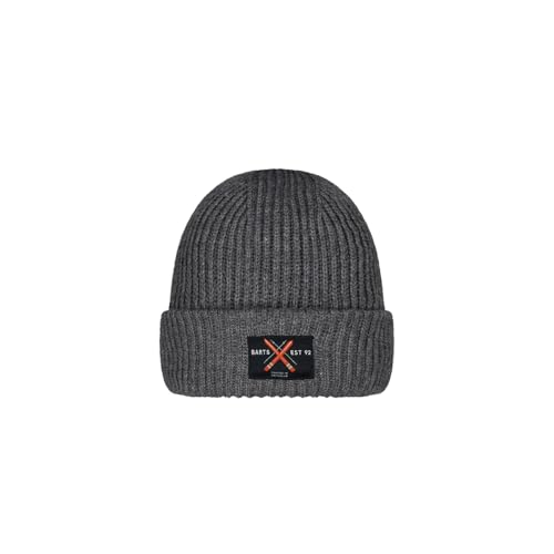 Barts Luuke Berretto Uomo Pile Grigio Dark Heather