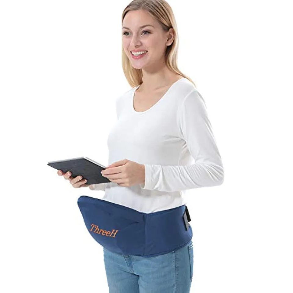 ThreeH BC10 Marsupio Anca Bambino Blu con Seduta