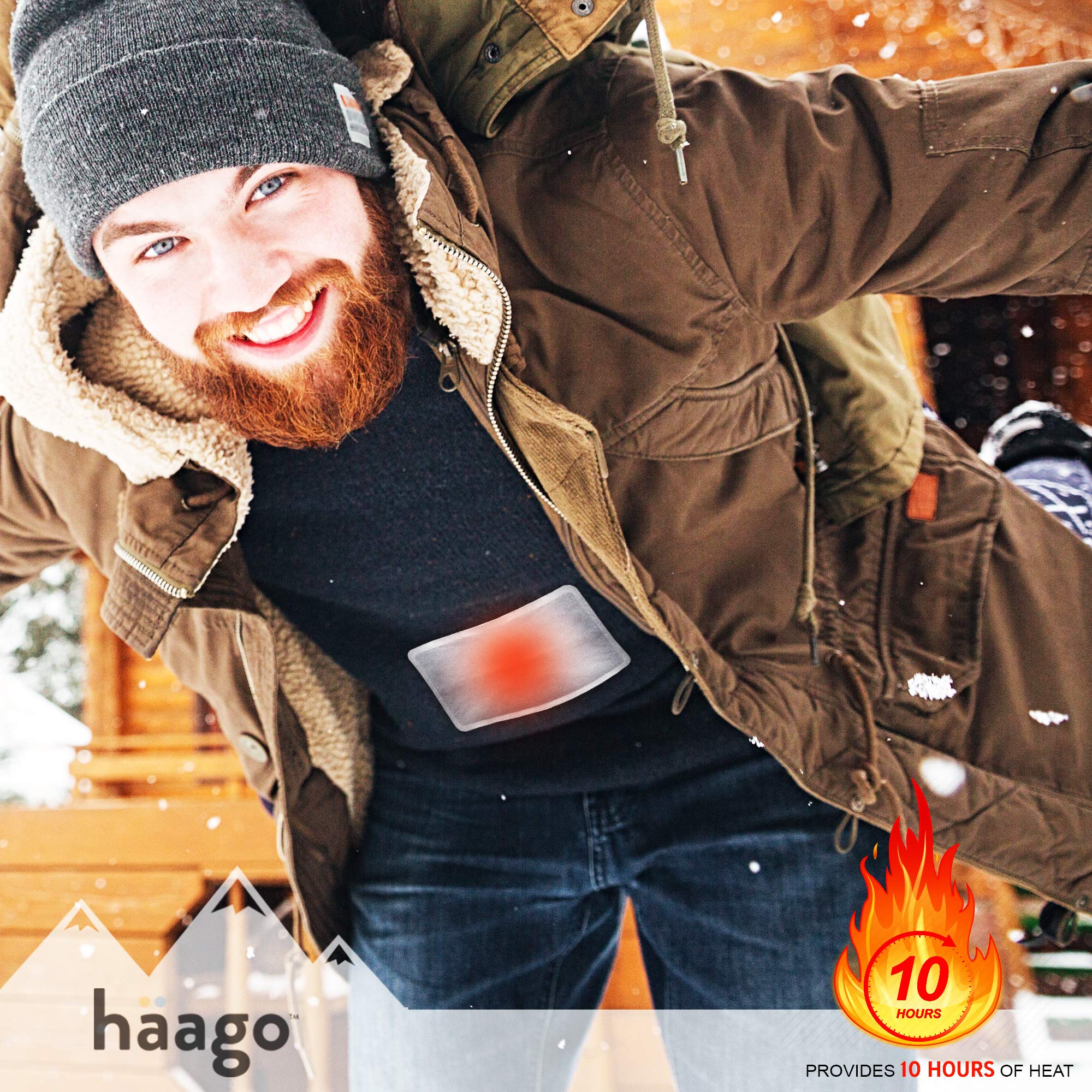 haago Body Warmers scaldamani corpo 10 ore 20 pezzi