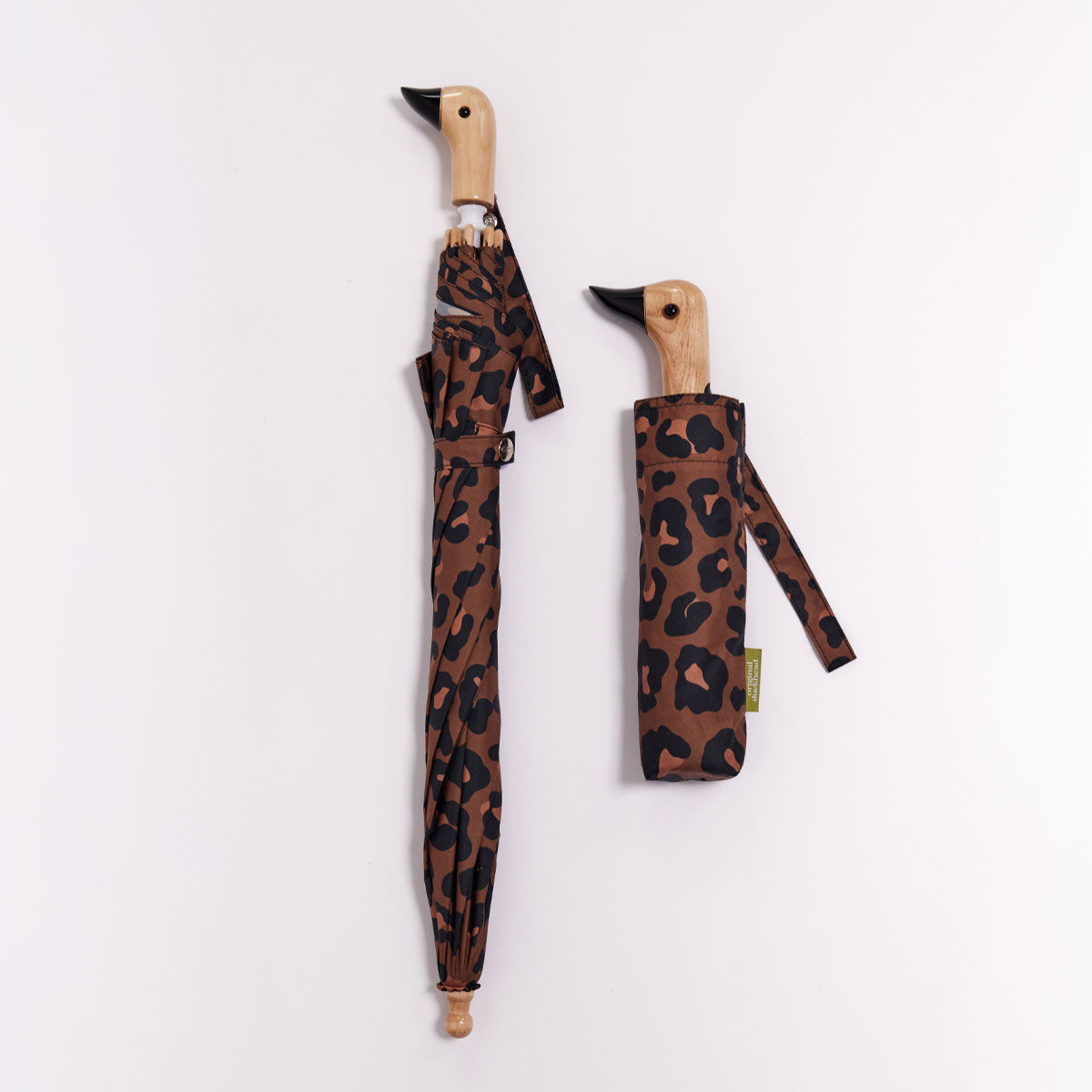 Original Duckhead Me & Mini Me Leopard Bundle ombrelli adulto + bimbo