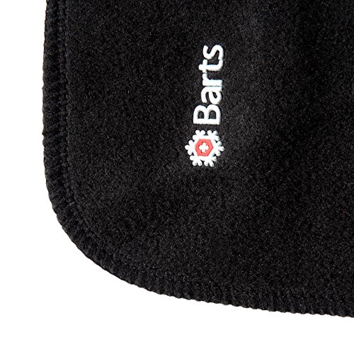 Barts Fleece Shawl set sciarpa pile nero taglia unica