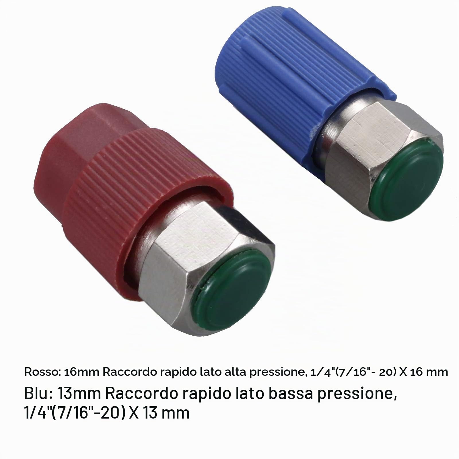 ThreeH Adattatore R12 R22 a R134a Auto 2 Pezzi