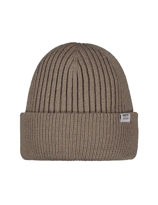 Barts Nieck Berretto Uomo Taupe Fodera Pile