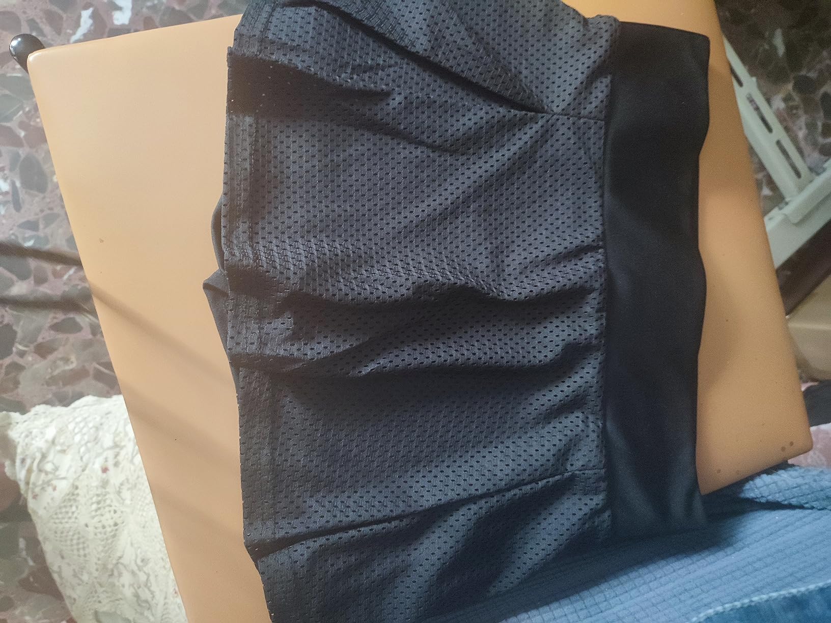 ThreeH Gonna Tennis Donna Pieghettata con Short Traspirante