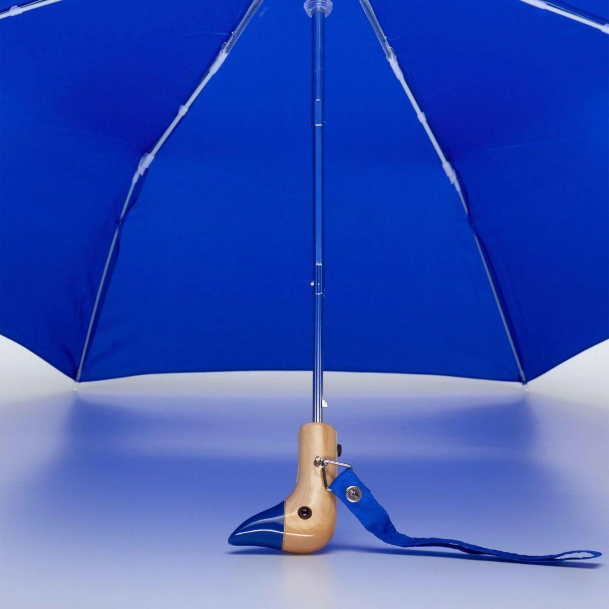 Original Duckhead Duck Ombrello Viaggio Blu Cobalto Riciclato