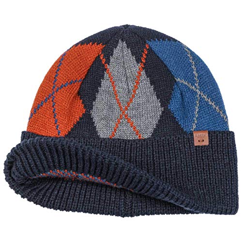 Barts Guer Berretto Uomo Blu Tartan