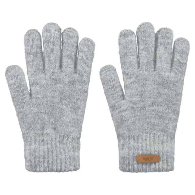 Barts Witzia guanti invernali donna grigio heather grey caldi