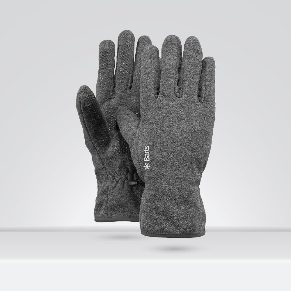 Barts Fleece Guanti pile grigio taglia unica