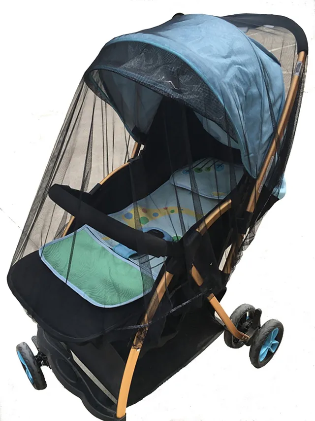 ThreeH BX07 Zanzariera Passeggino Universale Nera 150 cm
