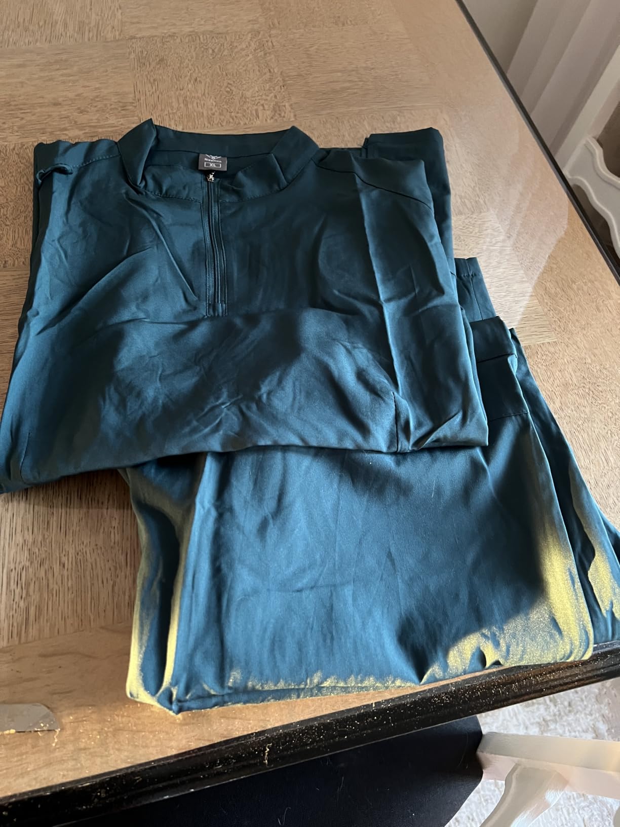 ThreeH divisa medica camice+pantaloni taglia M blu scuro