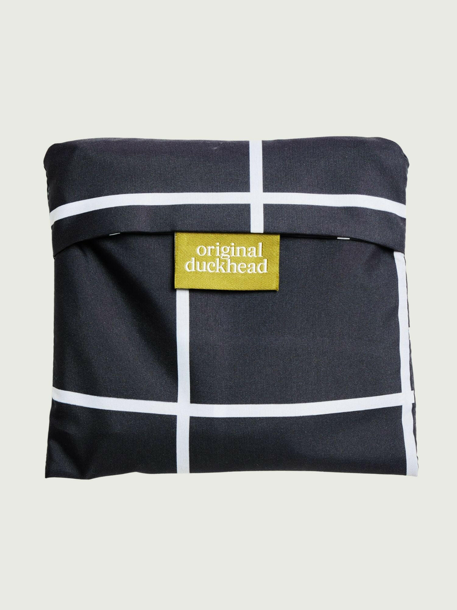 Original Duckhead Reusable Borsa Black Grid riutilizzabile