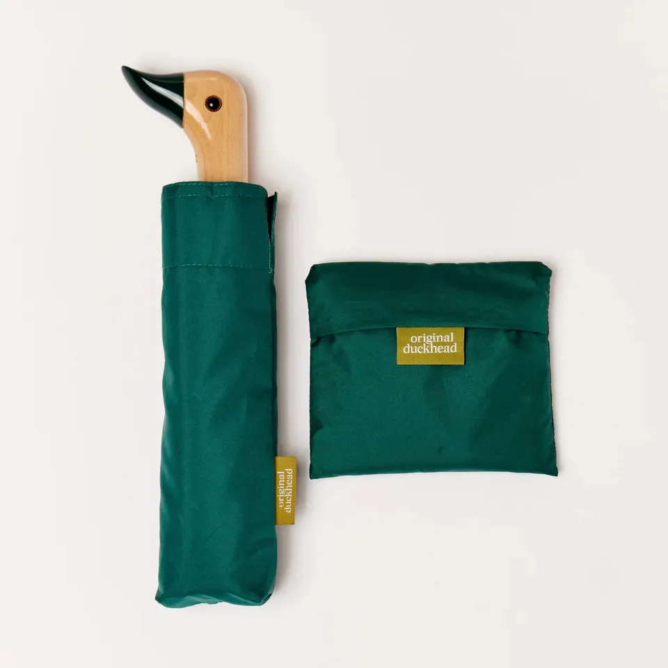 Original Duckhead Rainy Day Sets Forest Bundle ombrello + shopper verde