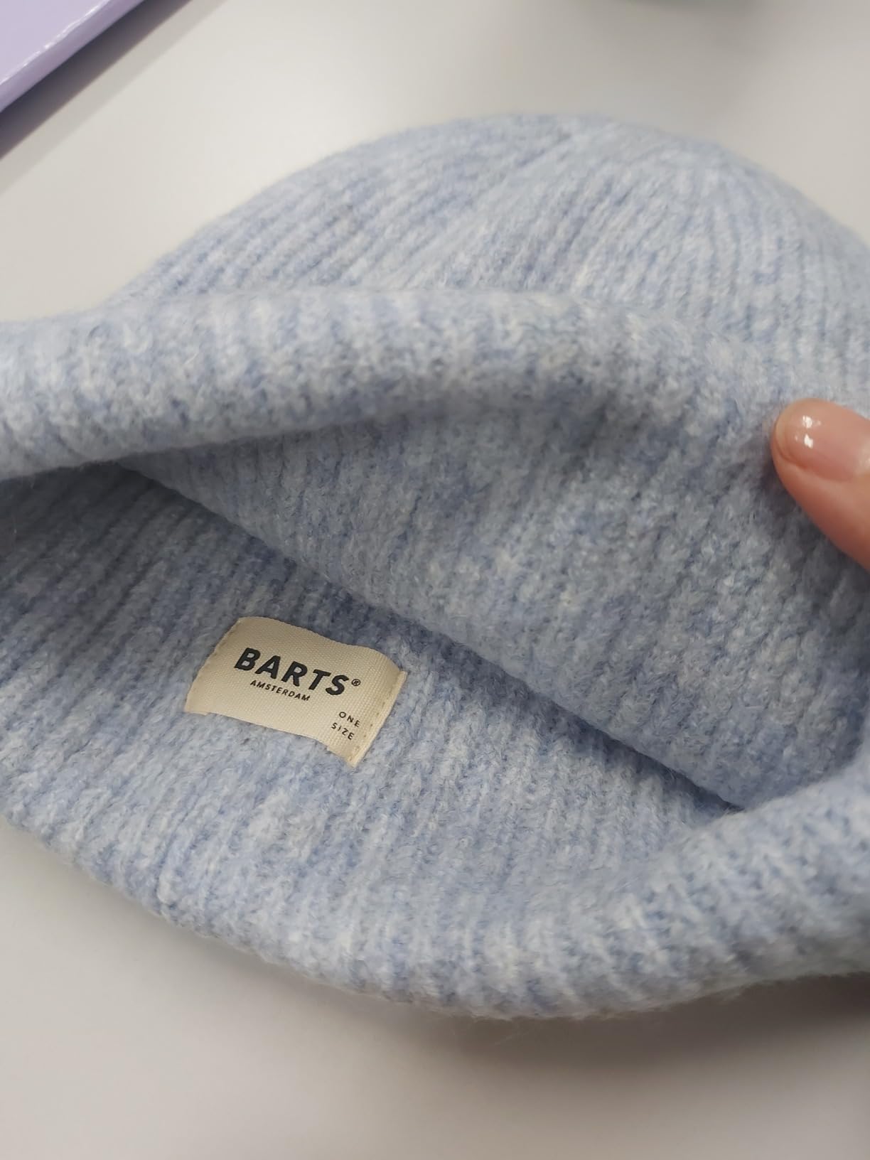 Barts Witzia Berretto Hot Pink a Coste Taglia 54-57