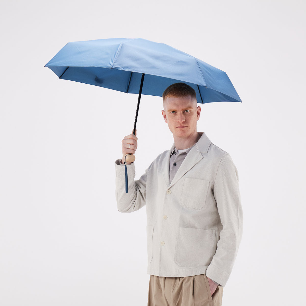 Original Duckhead Rainy day sets Cowboy Blue Bundle set mini ombrello