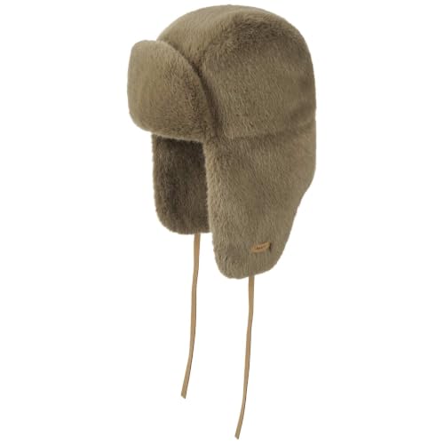 Barts Lucerne Cappello Aviatore Donna Oliva Faux Fur Caldo