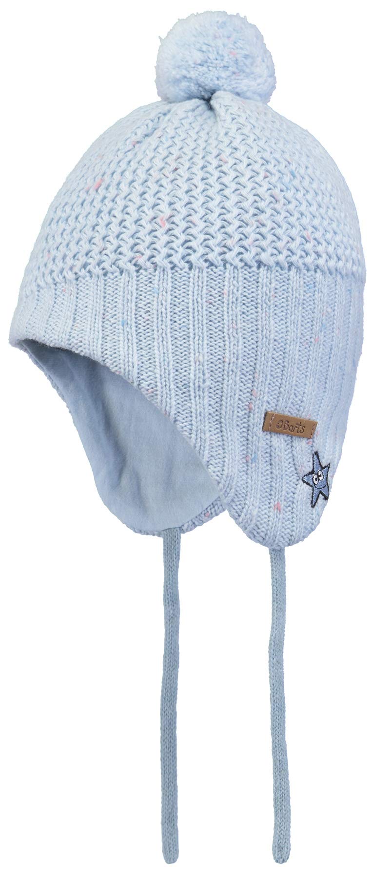 Barts Chip Berretto stella 08 rosa in cotone maglia fine