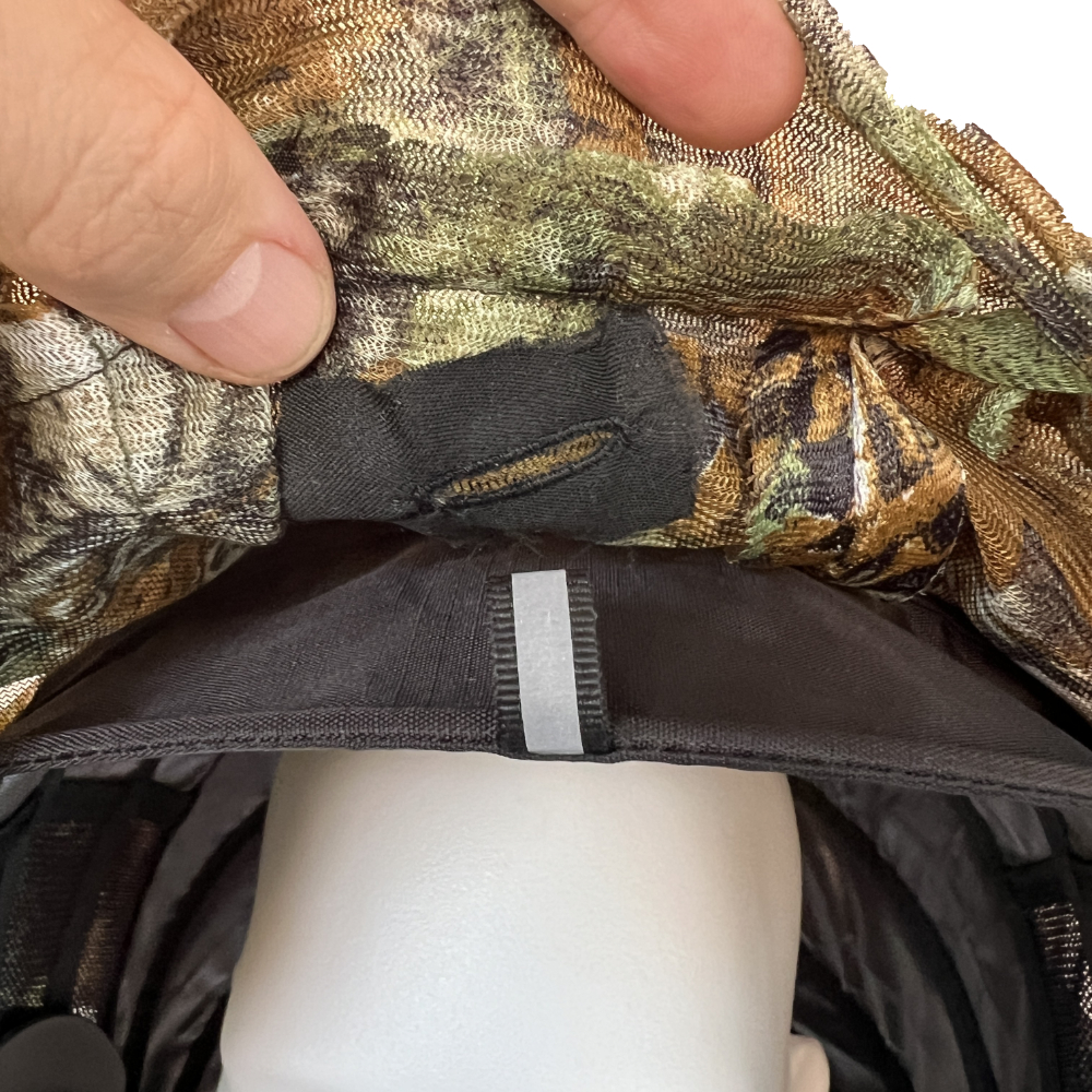 Oxaz Sur-capuche Overcap Cappuccio Mimetico 3D Foresta