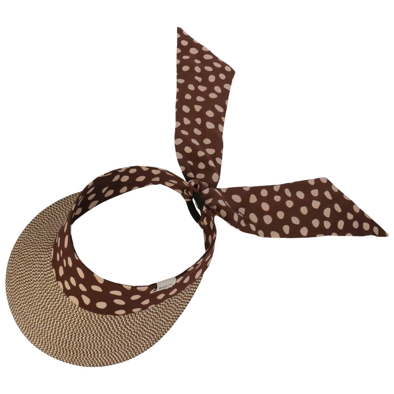 Barts Wupsder Visor visiera paglia marrone beige regolabile